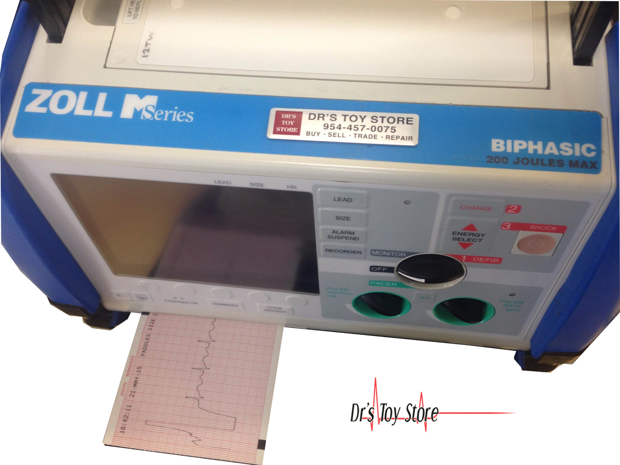 ZOLL M Series BIPHASIC 200 JOULES MAX for sale at Dr's Toy Store
